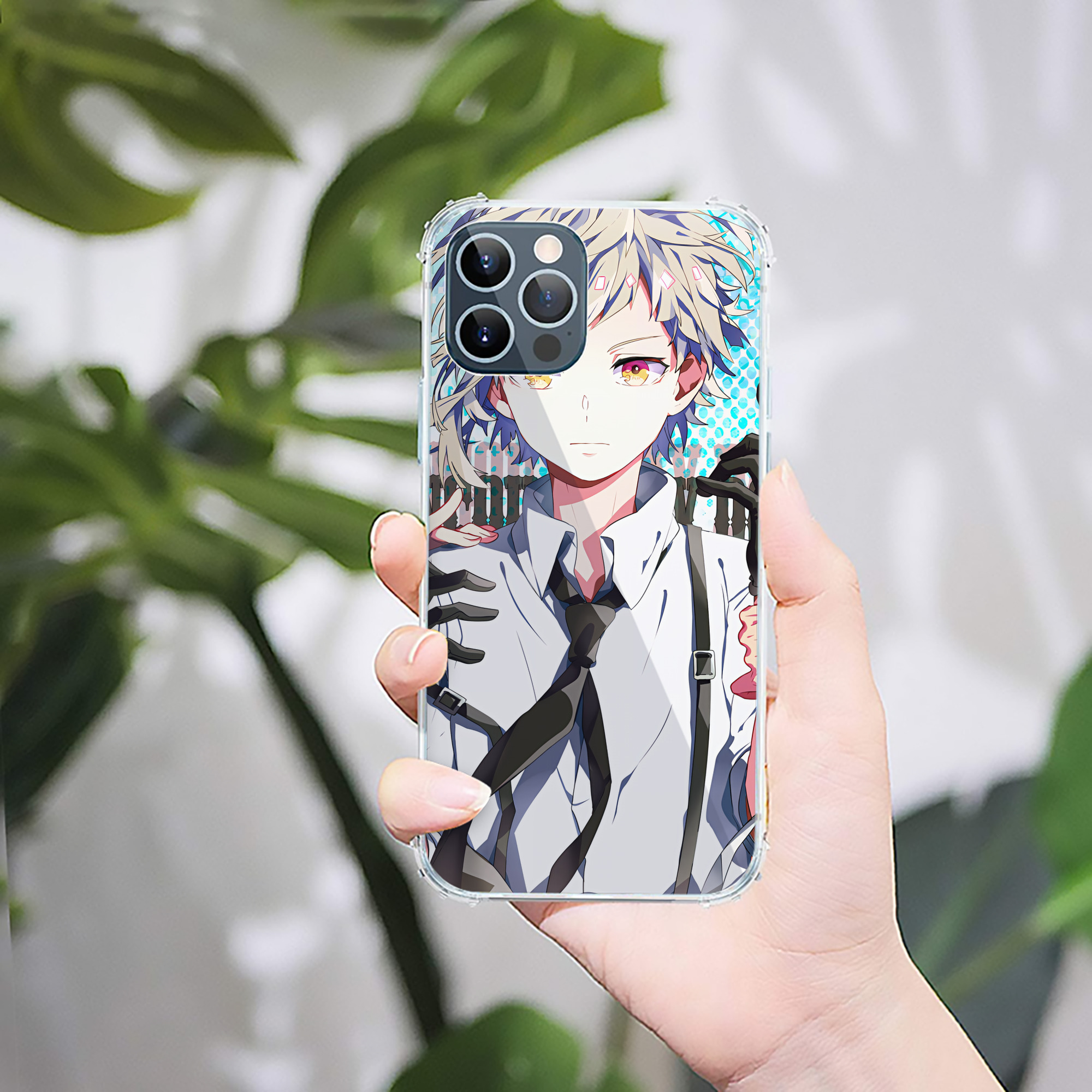 （画像用） 文豪ストレイドッグス Bungo Stray Dogs 【iPhone 12シリーズ対応】透明スマホケース（クリアソフトケース）